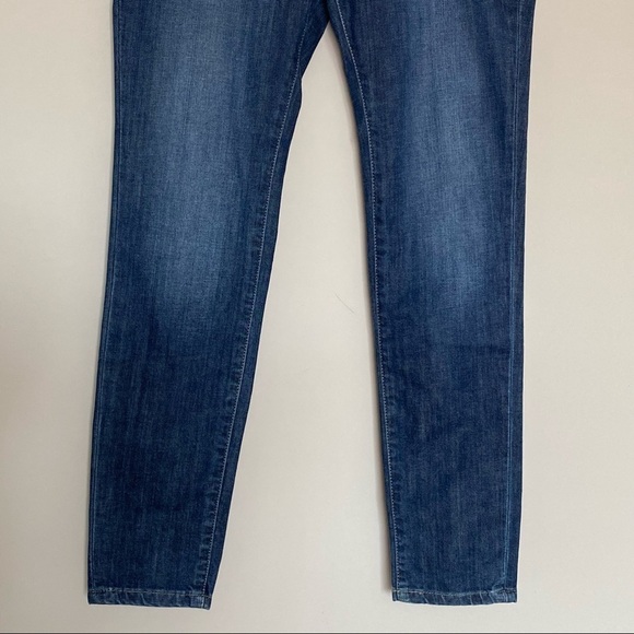 Boden Blue Denim Skinny Ankle Skimmer Mid-Rise Jeans, size 8L - Picture 4 of 15